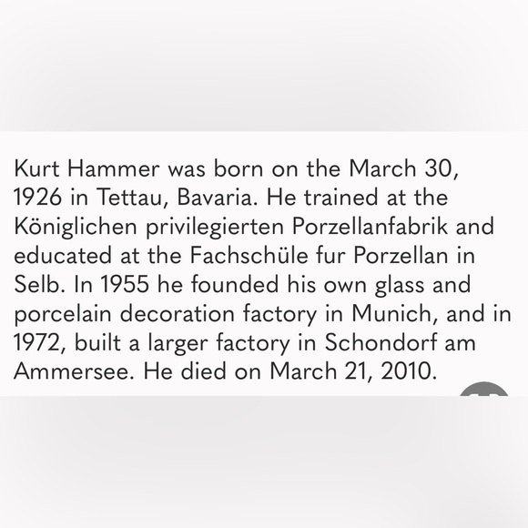 Shaving Mug by Kurt Hammer of Germany. - Picture 9 of 9